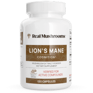 Real Mushroom Organic Lions Mane Extract Capsules