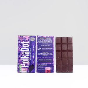 Polka Dot Chocolate Bar – Intense Dark Belgian Chocolate