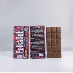 Polka Dot Magic Belgian Mushroom Chocolate Bar – Snickalicious