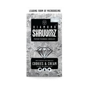 Diamond Shruumz Cookies & Cream Chocolate Bar 1pk